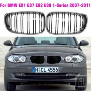 カーボンカラーフロントセンターグリルグリル BMW E81 E87 E82 E88 1 シリーズ 2007-2011 2DOOR 4 ドア 120I 128I 130I 135I