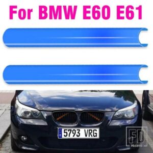 フロントグリルトリムストリップカバーフレームステッカー BMW E60 E61 アクセサリー