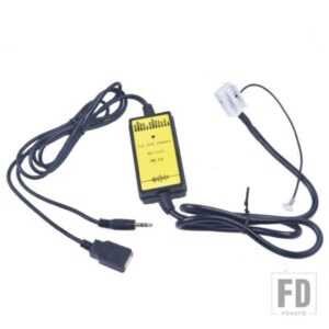 CD アダプタ MP3 オーディオインターフェイス AUX USB SD 12P 接続 CD チェンジャーシュコダ極上オクタヴィアシートアルテアレオントレド