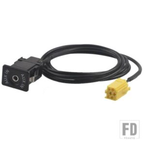 6PIN AUX オーディオケーブルソケットインターフェースアダプタケーブルアルファロメオ 159 フィアットグランデプント 500