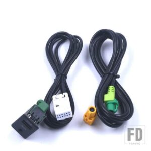 VW USB + AUX スイッチプラグソケット VW ティグアンパサート B6 B7 CC RCD510 RNS310 ゴルフ MK5 MK6 ベトル