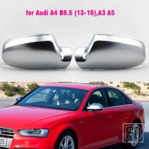 ミラーカバーアウディ A4 B8.5 A3 A5 S5 RS5 マットクロームバックミラーカバーキャップスタイリング