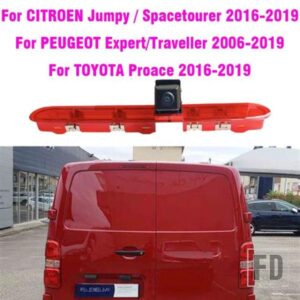 バックミラーカメラリバースブレーキライトカメラプジョーエキスパートバンシトロエン派遣トヨタ PROACE バン 2016-2019