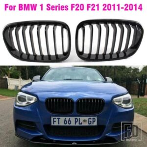1 ペアグリル自動フロントバンパーグリルキドニー交換グリル BMW 1 シリーズ F20 F21 116I 118I 2012 2013 2014