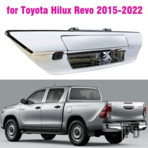 テールゲートリフトゲートトランクハンドルカメラリアビュー HD トヨタハイラックス REVO 2015-2022 クローム