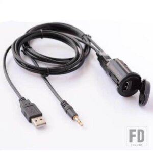 AUX USB アダプタープジョー 1007 107 207 3008 508 5008 RCZ 966452