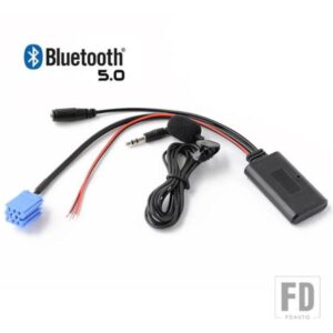 BLUETOOTH ワイヤレスマイクアダプタステレオ AUX IN 音楽 VW ゴルフ MK4 アウディ A3 A4 A6 8PIN シュコダオクタ