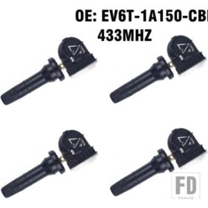 4 個 TPMS タイヤエア圧センサータイヤエア圧 EV6T-1A150-CB フォードフォーカスフィエスタクーガ 2014-18 トランジットモンデオ