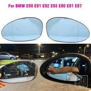 BMW E90 ミラー加熱サイドミラーガラスバックミラー BMW E90 E91 E92 E93 M3 スタイル E80 E81 E87
