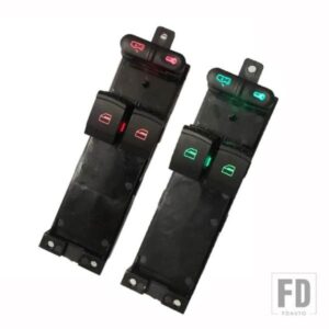 パワーウィンドウスイッチシュコダファビア 6Y2 6Y5 6Y3 1999-2008 オクタヴィア 2 ドア VW ゴルフ 1J3959857A
