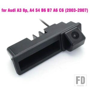 トランクハンドルカメラリアビューHDカメラアウディA3 S3 RS3 8P 2003~2013A4 S4 RS4 B6 B7 A6 C6 2003~2008用