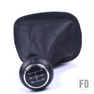 5 スピードギアシフトノブ GAITOR カバー黒 VW 用パサート B5 フォルクスワーゲン用ハンドルと生地