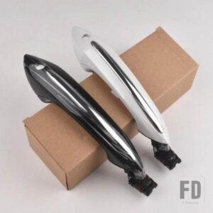 ブラックホワイト車外装ドアハンドル BMW F07 F10 F06 F11 F01 F03 F04 520D 520I 523I 525D 528I 528IX 530D 530I 535D 535I