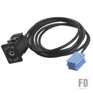 8PIN AUX オーディオケーブルソケットインターフェースアダプタケーブル VW ゴルフパサート B5 ボラポロアウディ BLAUPUNKT
