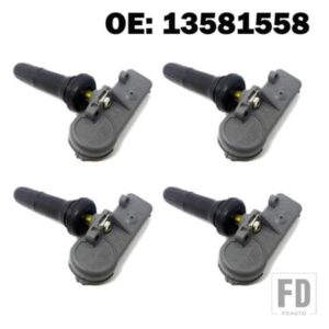 4 個タイヤエア圧モニターセンサー TPMS 12768826 13581558 22854866 ビュイックラクロスリーガルシボレークルーズエクイノックスカマロ用