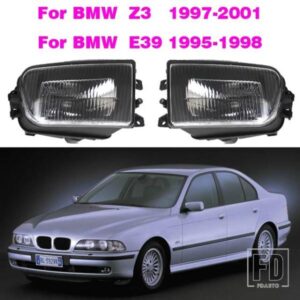 ライトフォグランプフォグランプ BMW 5 シリーズ E39 1995 - 2000 520 525 523 530 525LI 535 523LI ハウジングレンズクリアなし電球