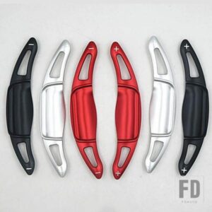 DEE アクセサリーシフトシフターパドルステアリングホイール DSG パドルトヨタカムリ 2018 2019 2020 スタイリングステッカーアルミ