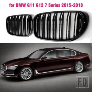 M スタイルフロントグリル BMW 7 シリーズ G11 G12 2015-18 730LI 740LI 750LI 730D グロスブラックグリル
