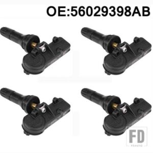 4 個 TPMS タイヤエア圧モニターシステム 433 MHZ TPMS タイヤエア圧センサー ジープ用 フィアット 500 2013-17