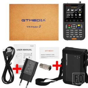 V8 FINDER2 衛星ファインダーデジタル FTA DVB-S/S2/S2X 信号検出器受信機液晶画面衛星テレビディッシュ調整用