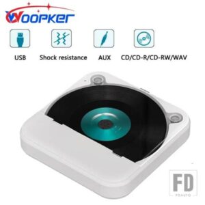 WOOPKER CD プレーヤー KC-606 アウターカープレーヤー USB/AUX ロスレス接続ポータブル CD プレーヤーはトラックに