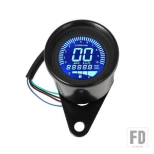 デジタルオートバイ液晶スピードメーターランニング距離計燃料計多機能ゲージモーターアクセサリースズキ用カワサキ用