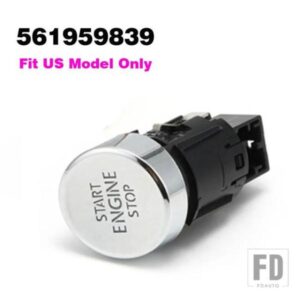 561959839 シングルボタンエンジンスタートストップスイッチ VW パサート 2010-15 米国モデル専用に適合