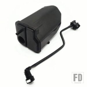 カーボンキャニスター活性炭キャニスターチャコール缶とホースジェッタ VI ゴルフ MK6 6 ビートル EOS アウディ A3 用
