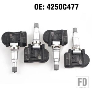4 個タイヤエア圧モニターセンサー TPMS 4250C477 プジョー 4008 2014 + イオン 2010 + シトロエン C ゼロ 2010-