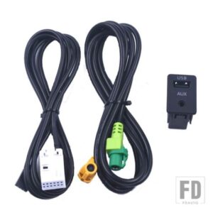 AUX FOR VW フォルクスワーゲン RCD510 / 310 + / 300 + POLO 新 MAGOTAN TOURAN トゥーラン改革 AUX USB スイッチ