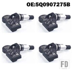 4 個タイヤエア圧モニターセンサー TPMS 5Q0907275B シュコダ用 VW ゴルフ 7 MK 7 アウディ SQ 5 SQ 7 2017 TT RS A8 A7