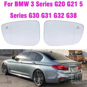 加熱死角ハザードウイングリアミラーガラス BMW 3 シリーズ G20 G21 5 シリーズ G30 G31 G32 G38 7 シリーズ G11 G12