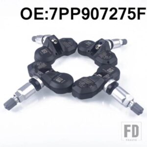 4X 防水 TPMS タイヤエア圧モニター/ハザードシステムセンサー 433 MHZ アウディ A6 C6 A4 B7 A8 D4 VW トゥアレグアウディ Q7