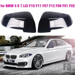 BMW 5 6 7 シリーズ F10 F11 GT 5GT F07 F06 F12 F13 LCL F01 F02 カーボンサイドバックミラーカバーキャップ