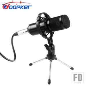 WOOPKER プロフェッショナルコンデンサーマイク BM 800 マイクキット ショックマウントと三脚付き BM800 セット スタジオ録音放送用