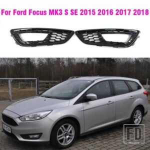 FOGLIGHT FOGLAMP フォードフォーカス MK3 2015-18 フロントバンパーフォグライトランプカバーグリルグリルレーシンググリル