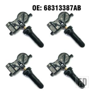 4 個 TPMS タイヤエア圧モニターシステム 433 MHZ センサー ジープ グランドチェロキー ダッジ デュランゴ 2016 2017 2018用