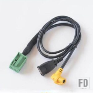 車USB MMI 3G AMI入力ソケットアダプター アウディA6 A4 Q5 Q7 Q3 A5 A3用