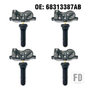 4 個 TPMS タイヤエア圧モニターシステム 433 MHZ センサー 68313387AB ジープレネゲード用 フィアット 500X ダッジデュランゴ用