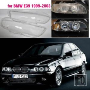 フロントヘッドライトレンズカバー BMW E39 5 36192 ガラス自動シェルヘッドランプランプシェードクリア