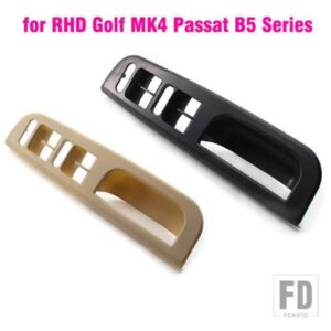 RHD 黒ウィンドウスイッチコントロールパネルトリム VW パサート B5 ゴルフ MK4 ジェッタボラ 3B2867172 交換