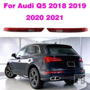 ヨーロッパバージョンウィンカーテールライトリアバンパーテールライトカバーアウディ Q5 2.0T 2018 2019 - 2021 80A945070 バルブ無