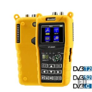 VF 6800P 衛星ファインダー DVB-T2 DVB-S2 DVB-C MPEG4 デジタル衛星ファインダーメーター 2.4 インチ LCD HD テレビチューナー用