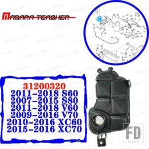 ボルボ V60 XC60 XC70 S60 S80 2.5L L5 L6 3.0L 3.2 冷却水ボトル回収タンク拡張タンク 31200320 2010 2012 2013