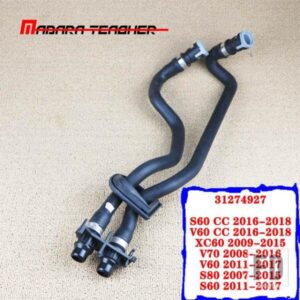 エンジン冷却ラジエーターホースパイプ 31274927 ダブル管ボルボ XC60 S60 S80 V60 V70 2008-14