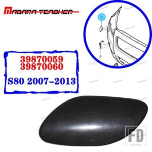 39870060 39870059 ボルボ S80 2007 2010-2013 フロントバンパーヘッドライトウォッシャーノズルカバーキャップトリム