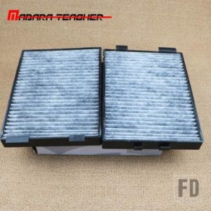 64319069927 2 個の自動キャビンエアフィルタースーツ BMW E39 520D 520I 523I 525D 525I 525TD 528I 530D 530I 540I M5 64319216589