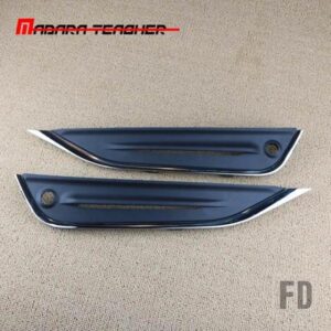 フォグライトトリム - ブラック クロームモールディング付き 31323852 31323853 ボルボ S60 S60L V60 クロスカントリー 2014-18用