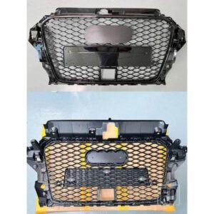 アウディ A3 8V S3 SLINE ACC 2014-2016 レーシンググリルフロントバンパーガードカーアクセサリー