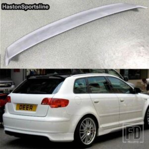 A3 8P スポーツバック未塗装プライマールーフリップスポイラーウイングアウディ A3 ハッチバック 2009 ? 2012